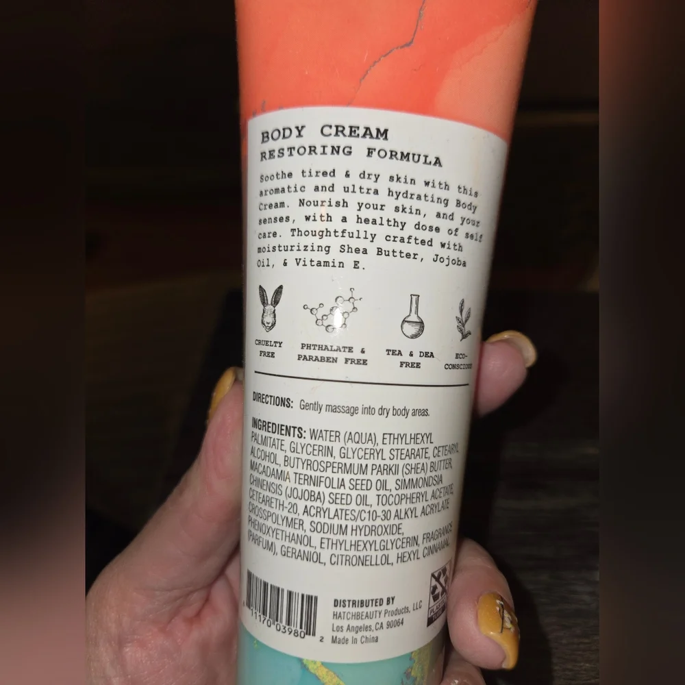 * TWO 11.5 oz Five Deep Breaths Body Creams